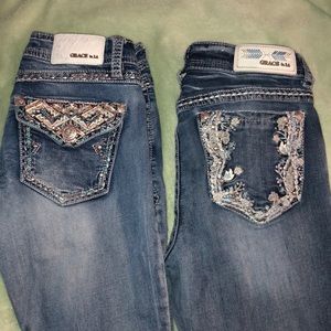 Lot! 2 pair Grace in La jeans! Size 26